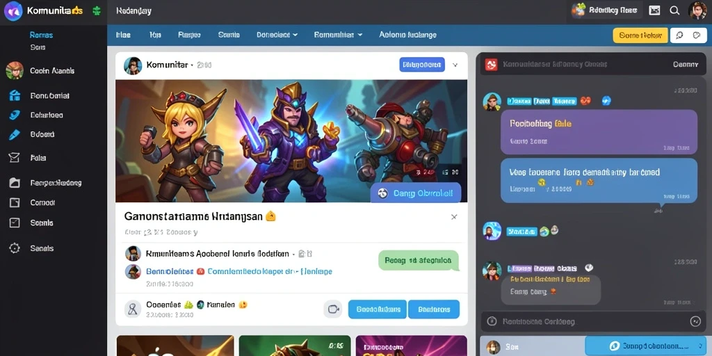 Screenshot menampilkan antarmuka permainan yang menarik.