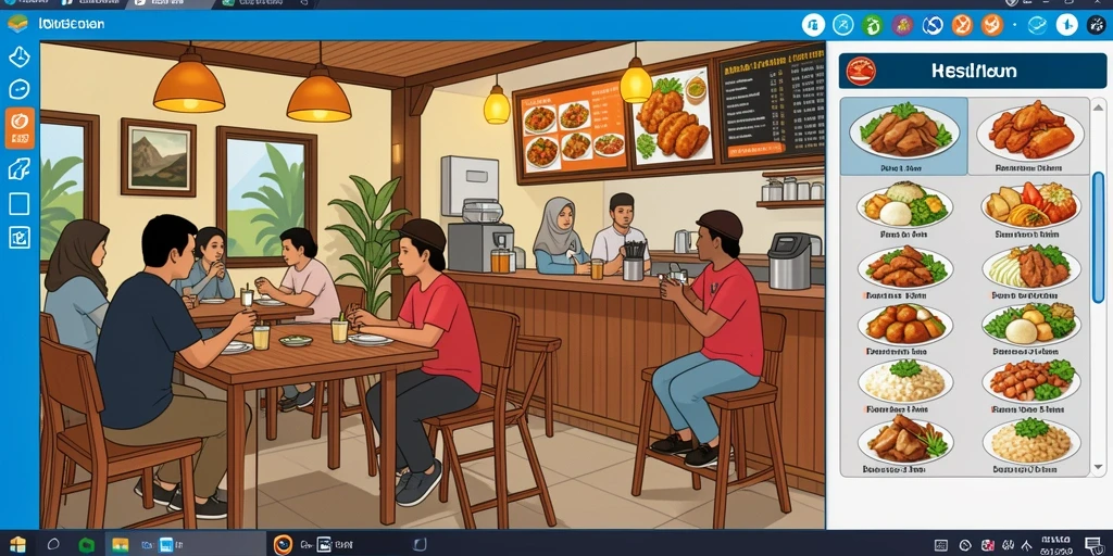 Tampilan antarmuka yang modern dan menarik.