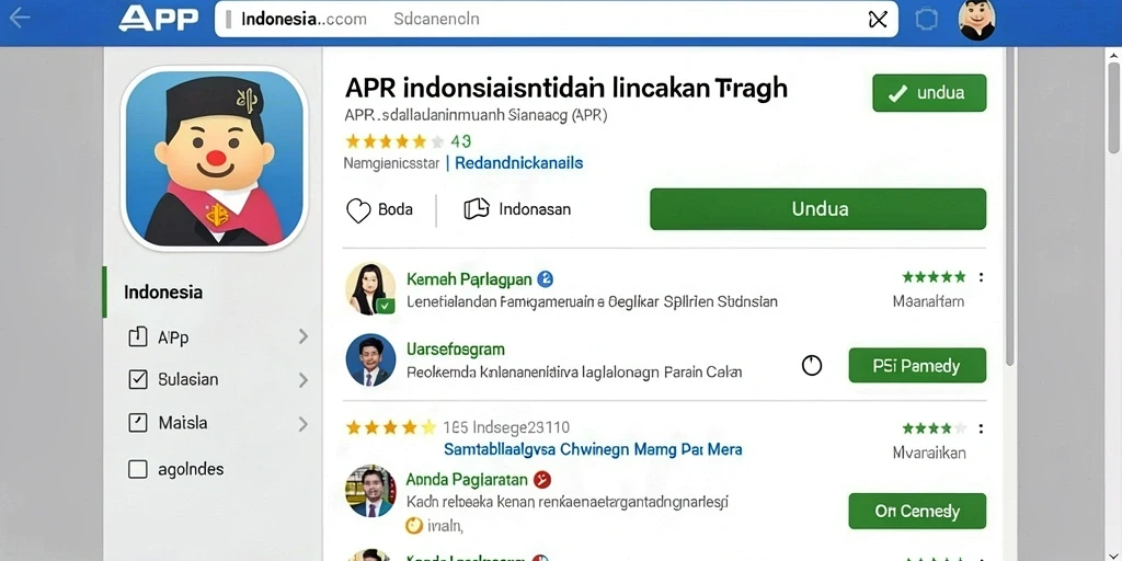 Tampilan antarmuka yang mudah dipahami.