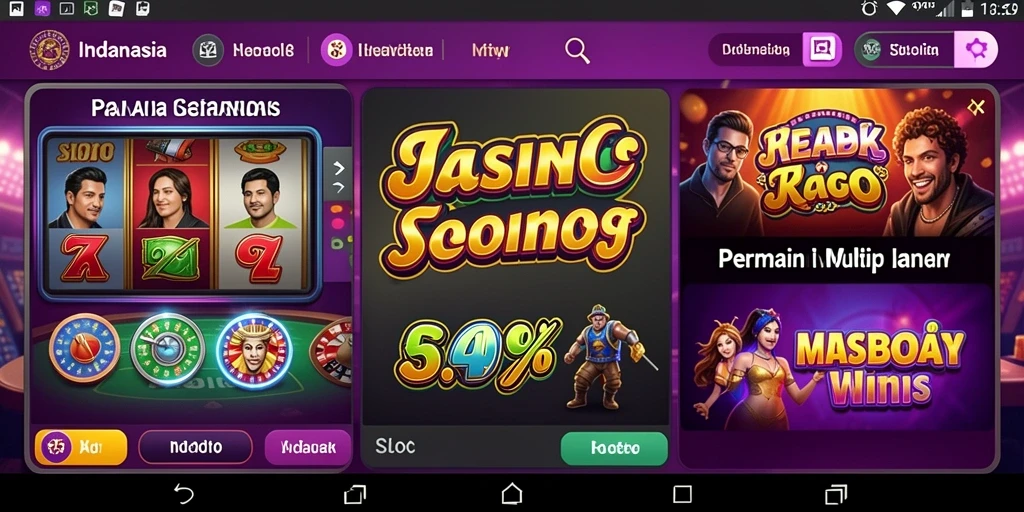 Tampilan utama LION4D yang menarik dan ramah pengguna.