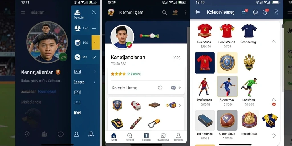 Tampilan antarmuka REJEKIGAMES yang menarik.